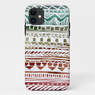 Summer Aztec Pattern iPhone 11 Case