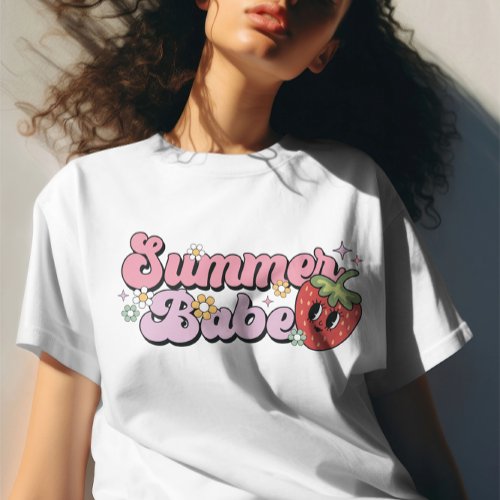 Summer Babe Beach shirts Summer Vacation T_Shirt