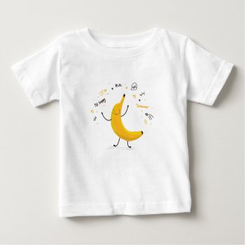 Summer Baby Banana Tshirt by Unprecedented at Zazzle