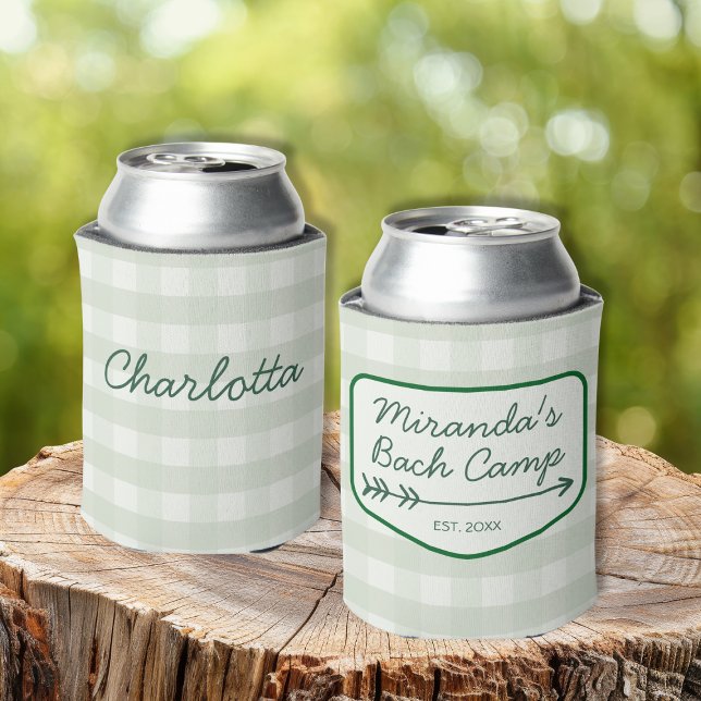 Summer Bach Camp Bachelorette Party Favor Can Cooler (Summer Bach Camp Bachelorette Party Favor Can Cooler)