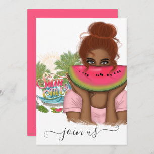 Summer Bachelorette Party Invitation