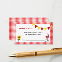 Summer Barbeque Diaper Raffle