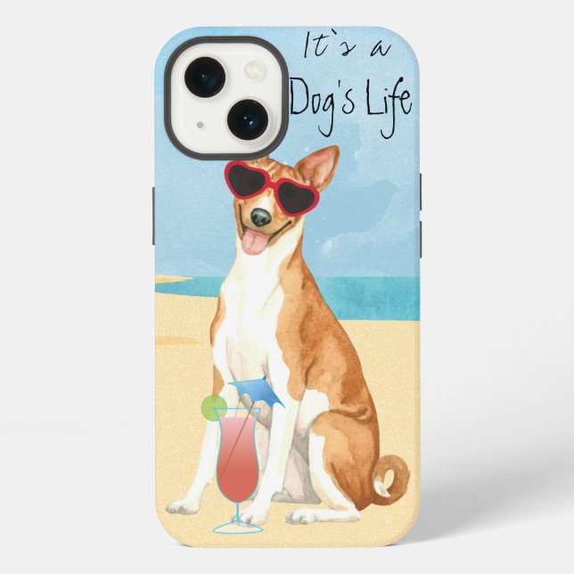 Summer Basenji Iphone Case (Back)