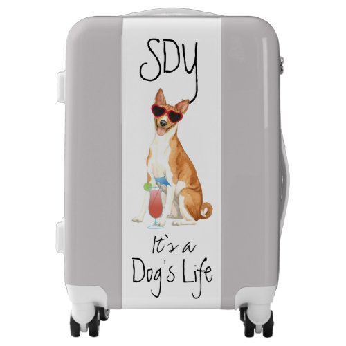 Summer Basenji Luggage