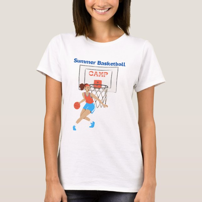 Summer Basketball Camp T-Shirt (Front)