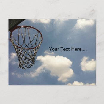Summer Basketball Postcard by fotoplus at Zazzle