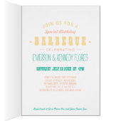SUMMER BBQ bright floral Cards (Inside (Right))