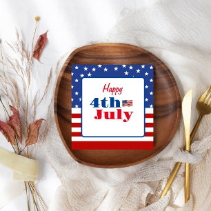 Summer BBQ Family Reunion 4th of July Custom  Napkins