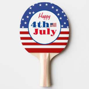 Summer BBQ Family Reunion 4th of July Custom Ping Pong Paddle