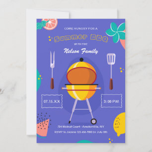 Summer BBQ Invitation