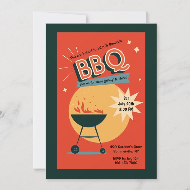 Summer BBQ Invitation (Front)