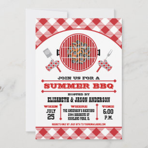 Summer BBQ Invitation