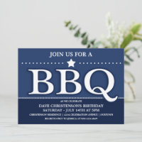 Summer BBQ Party Invitations