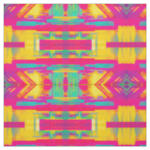 Summer Beach Abstract Fabric