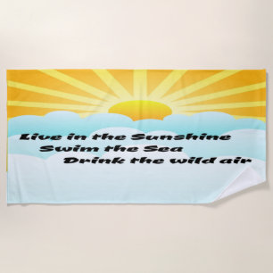 Summer Beach Activities Day Beach Towel