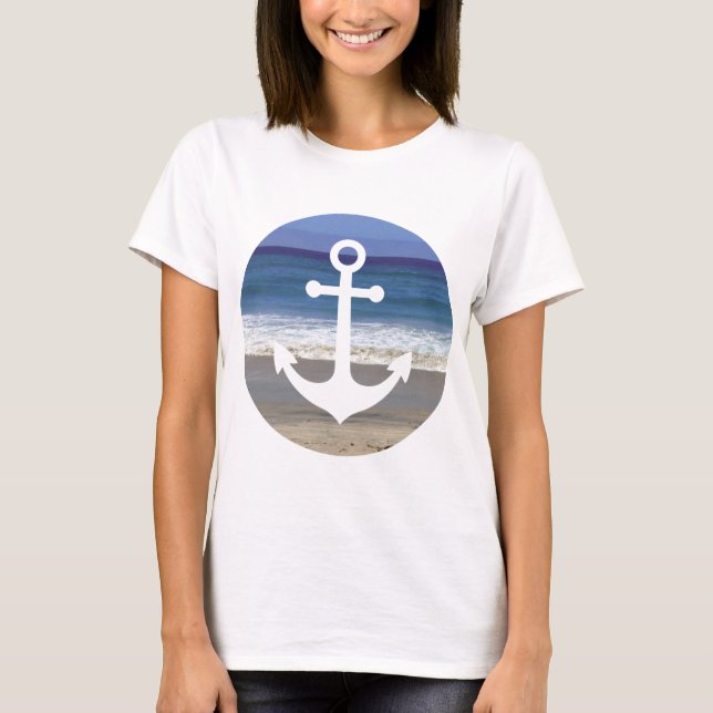 Summer Beach Anchor T-Shirt (Front)