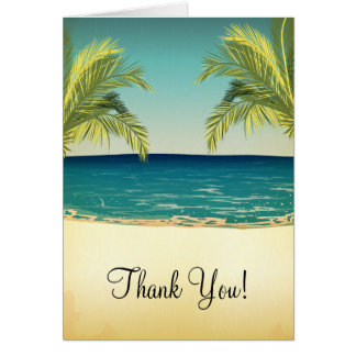 Palm Tree Thank You Cards | Zazzle