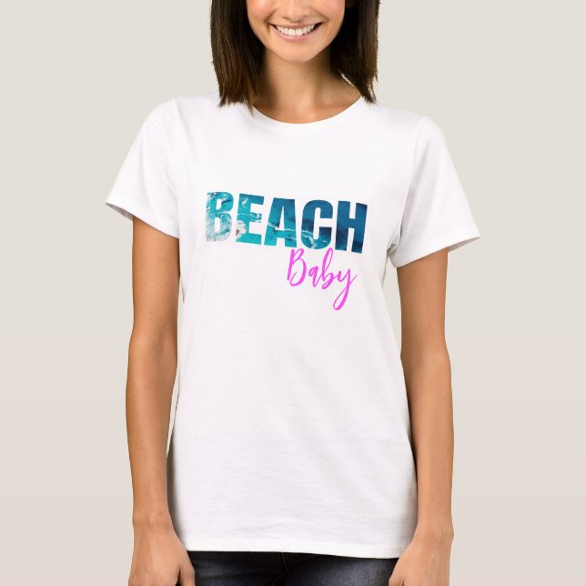 Summer Beach Baby Casual - Ladies T-Shirt (Front)