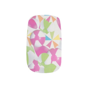 Summer Beach Ball Nail Art Decals