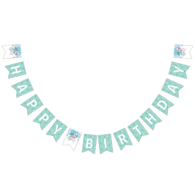 Summer Beach Birthday Party  Bunting Flags (All)