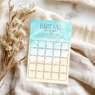 Summer Beach Bridal Shower Bridal Bingo