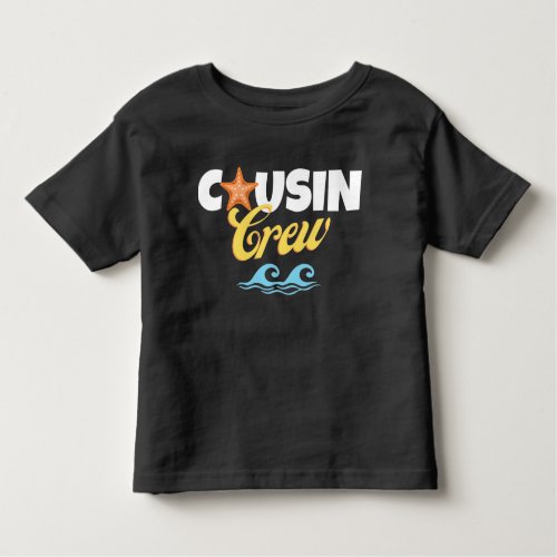 Summer Beach Cousin Crew Matching Toddler T_shirt