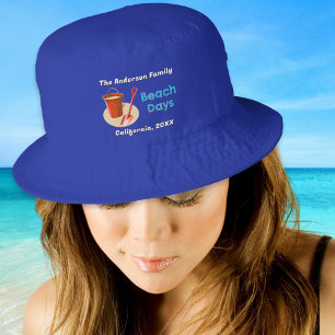 Summer Beach Days Bucket & Spade Cool Personalized Hat