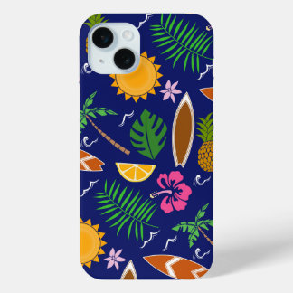 Summer Beach Design iPhone 15 Plus Case