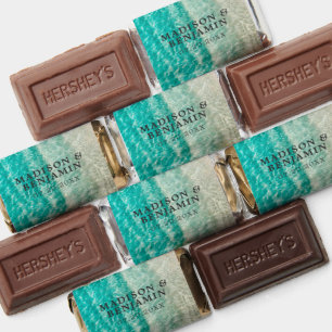 Summer Beach Destination Chocolate Wedding Favors
