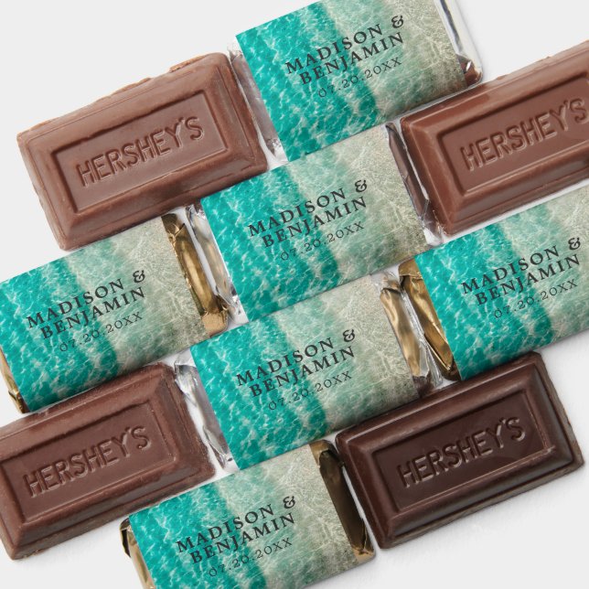 Summer Beach Destination Chocolate Wedding Favors (Assorted)