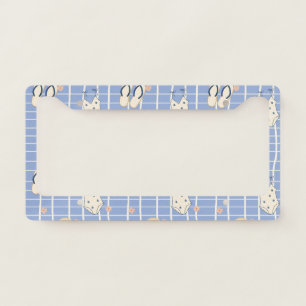 Summer Beach Essentials Pattern (1) License Plate Frame
