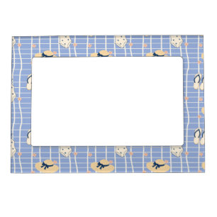Summer Beach Essentials Pattern (1) Magnetic Frame
