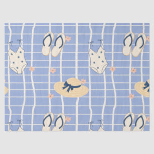 Summer Beach Essentials Pattern (1) Tissue Paper