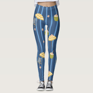 Summer Beach Essentials Pattern (2) Leggings