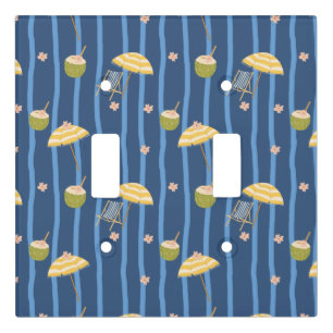 Summer Beach Essentials Pattern (2) Light Switch Cover