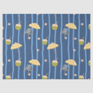Summer Beach Essentials Pattern (2) Tissue Paper