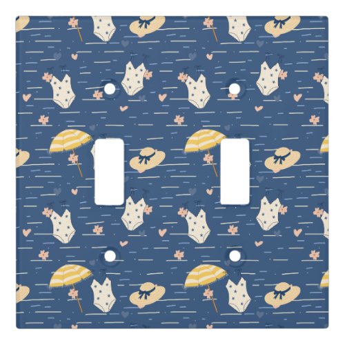 Summer Beach Essentials Pattern (5) Light Switch Cover