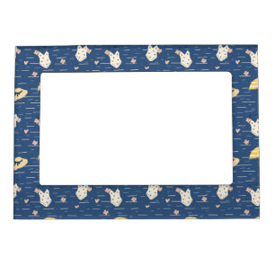 Summer Beach Essentials Pattern (5) Magnetic Frame