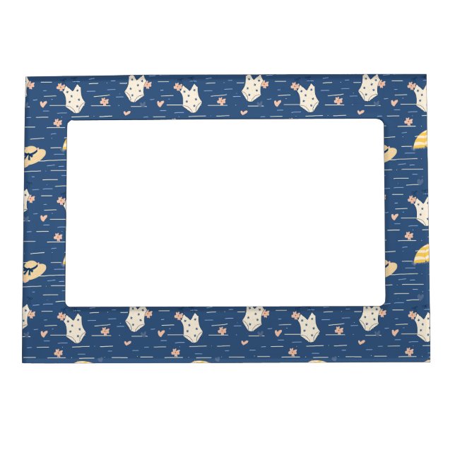 Summer Beach Essentials Pattern (5) Magnetic Frame (Front)