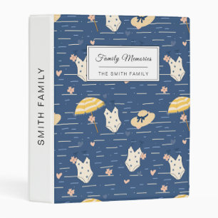 Summer Beach Essentials Pattern (5) Mini Binder