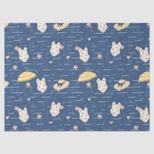 Summer Beach Essentials Pattern (5) Tissue Paper