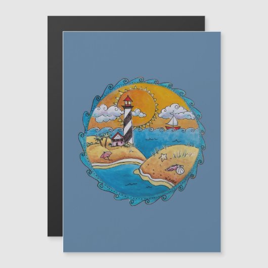 Summer beach fun sunny seashore coastal (Front/Back)