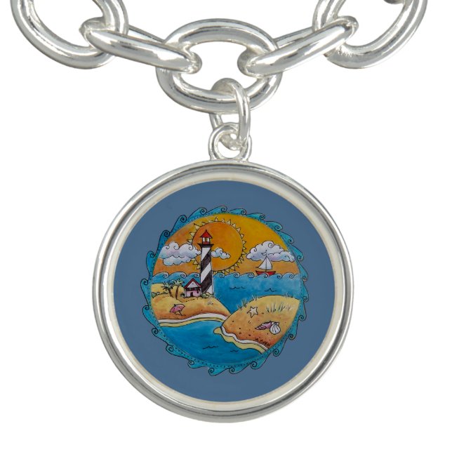 Summer beach fun sunny seashore coastal bracelet (Design)