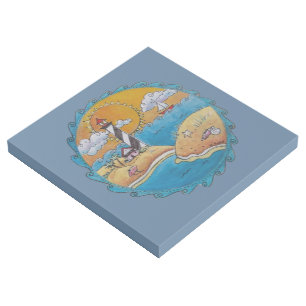 Summer beach fun sunny seashore coastal gallery wrap