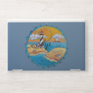 Summer beach fun sunny seashore coastal HP laptop skin