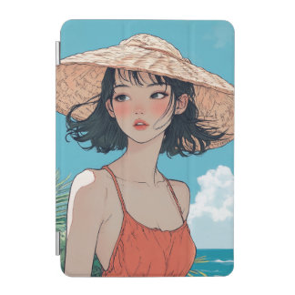 Summer Beach Girl Anime iPad 7.9" Smart Cover
