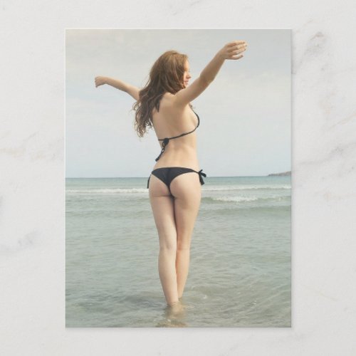 Summer Beach Girl photo Postcard