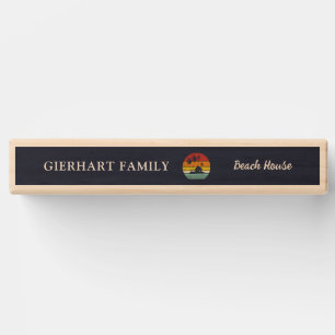 Summer Beach House Family Fun Custom Topple Tower