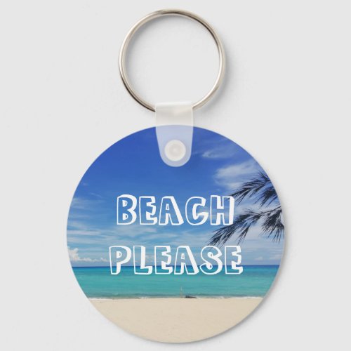 Summer Beach Keychain