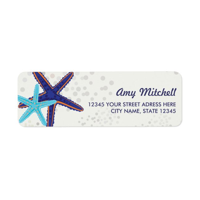 Summer beach label (Front)